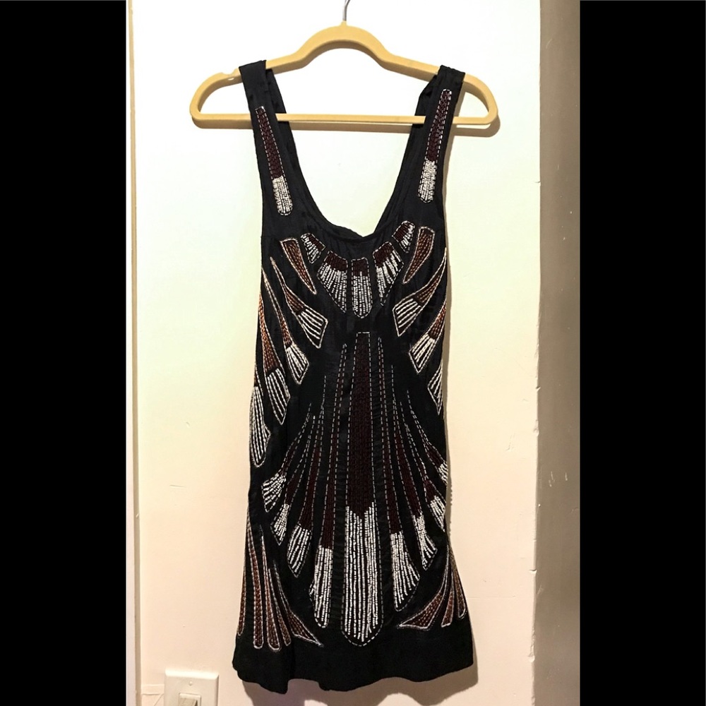 Free People beaded flapper dress